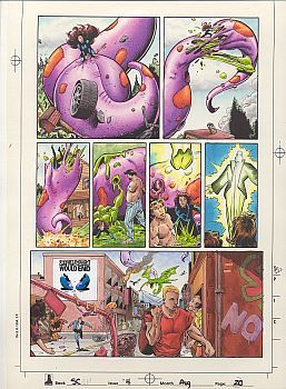 The only color art piece ever done for the Schism project.